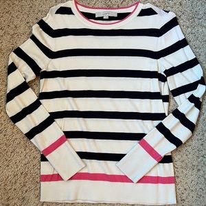 LOFT Long Sleeve Striped Sweater